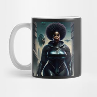 Curves in Space: Afrofuturistic Tee T-Shirt Mug